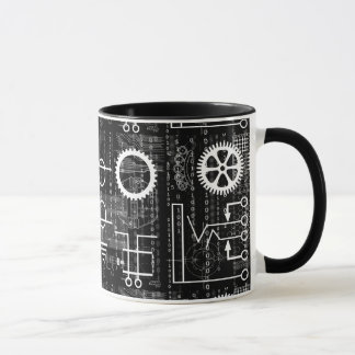 Gängereichlich Tech-inspirierte Kaffee-Tasse Tasse