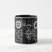 Gängereichlich Tech-inspirierte Kaffee-Tasse Tasse (Zentrum)