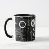 Gängereichlich Tech-inspirierte Kaffee-Tasse Tasse (Links)