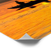 Ganges River, malerisches Foto Poster (Ecke)