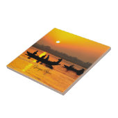 Ganges River, picturesque landscape photo, Fliese (Seite)