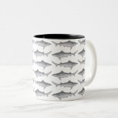 Ganges Shark Zweifarbige Tasse (VorderseiteRechts)