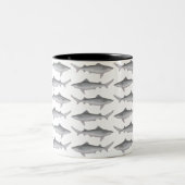Ganges Shark Zweifarbige Tasse (Mittel)