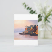 GangesDawn Postkarte (Stehend Vorderseite)