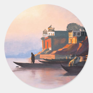 GangesDawn Runder Aufkleber