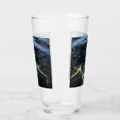 Gängige Dolphin Mum und Baby Glas (Links)