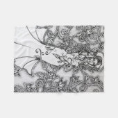 Gängige Göttin Heide Kunst Fleecedecke (Vorderseite (Horizontal))