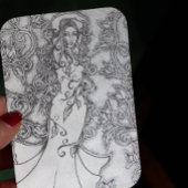 Gängige Göttin Heide Kunst Save The Date