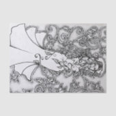 Gängige Göttin Heide Kunst Seidenpapier (Vorderseite)