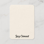 Gängige Göttin Heide Kunst Visitenkarte (Rückseite)