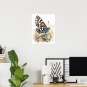 Gängige Schmetterlingskunst-Printposter Poster (Heimbüro)