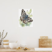 Gängige Schmetterlingskunst-Printposter Poster (Küche)