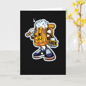 Gangsta Beer Karte (Gelbe Blume)