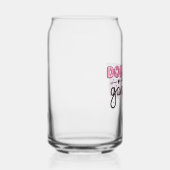 Gangsta Drink Glass - Pink Funny Gift Dosenglas (Rechts)