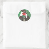 GANGSTA GONE RUNDER AUFKLEBER (Tasche)