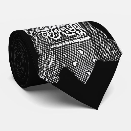Gangsta Jesus Krawatte (Gerollt)