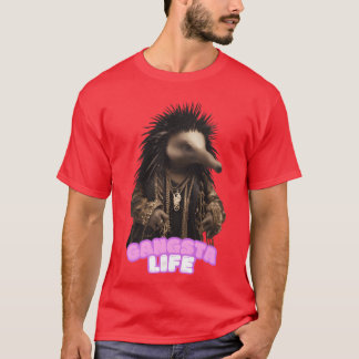 Gangsta-Leben-Echidna T-Shirt