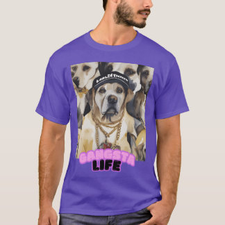 Gangsta Life Labrador Freunde T-Shirt