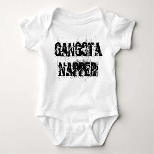 Gangsta Napper Baby Strampler (Vorderseite)