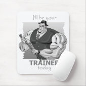 Gangsta persönlicher Trainer Mousepad (Mit Mouse)