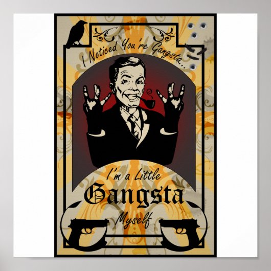 Gangsta Poster (Vorne)