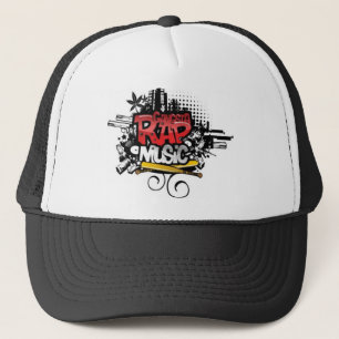 GANGSTA RAP MUSIC - Kappe Cap Mütze Basecap Caps