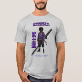 Gangsta Samurai - Afro Street Fighter Anime Manga T-Shirt (Vorderseite)