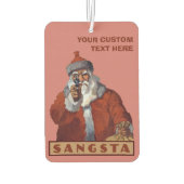 Gangsta Santa Custom Car Lufterfrischer (Rückseite)