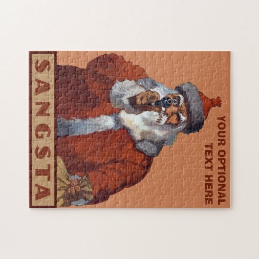 Gangsta Santa Custom Puzzle (Horizontal)