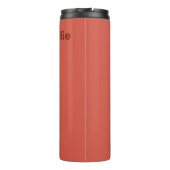 Gangsta Santa individuelle Name Thermosbecher (Rückseite)