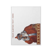 Gangsta Santa Note Pads Notizblock (Rotiert)