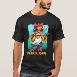Gangsta-Spieler-Shirt lustig Musik-Wortwitz Huhn T-Shirt