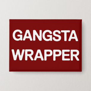 Gangsta-Verpackung Lustige Weihnachten passende Fa Button