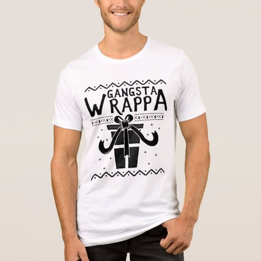 Gangsta Wrappa Tri-Blend Shirt (Vorderseite)