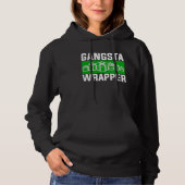 Gangsta Wrapper  Christmas Clothing for Men and F Hoodie (Vorderseite)