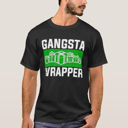 Gangsta Wrapper Christmas Clothing for Men and F T-Shirt (Vorderseite)