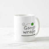 Gangsta Wrapper Feiertags-Tasse Kaffeetasse (VorderseiteRechts)