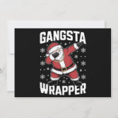 Gangsta Wrapper Funny Dabbing Weihnachten (Vorderseite)