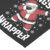 Gangsta Wrapper Funny Dabbing Weihnachten Kurzer Tischläufer (Ecke)