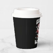 Gangsta Wrapper Funny Dabbing Weihnachten Pappbecher (Rechts)