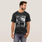 Gangsta Wrapper Gangster Rap T-Shirt (Vorne ganz)