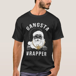 Gangsta Wrapper Gangster Santa Funny zu Weihnachte T-Shirt