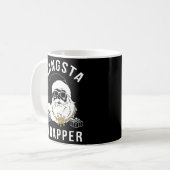 Gangsta Wrapper Gangster Santa Kaffeetasse (Vorderseite Links)