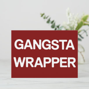 Gangsta-Wrapper lustige Weihnachten passende Famil