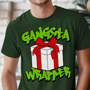 Gangsta-Wrapper Lustiges Weihnachten T-Shirt