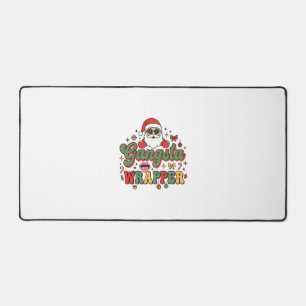 Gangsta-Wrapper-Santa-Weihnachten Schreibtischunterlage