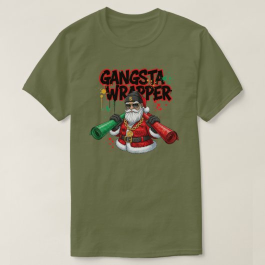 Gangsta Wrapper T-Shirt (Design vorne)