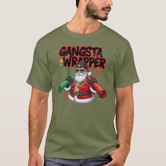 Gangsta Wrapper T-Shirt (Vorderseite)