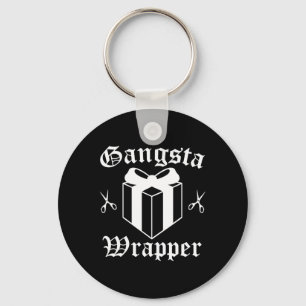 Gangsta Wrapper Weihnachtsfeiertag Schlüsselanhänger
