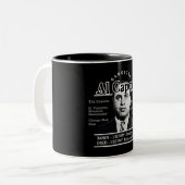 Gangster Al Capone Zweifarbige Tasse (Vorderseite Links)